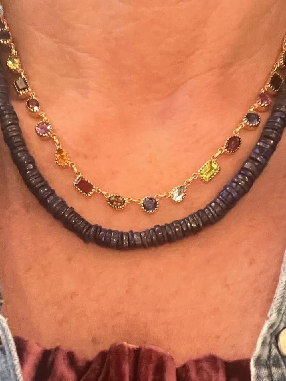 Multicolor Gemstone Necklace